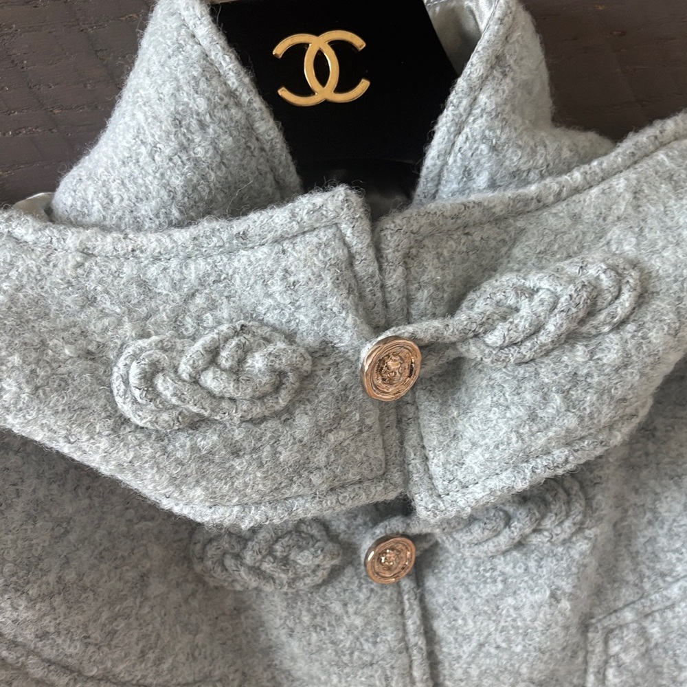 CHANEL Light Gray Jackets